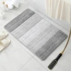 Thickened bathroom, toilet, toilet, bedroom, entrance door absorbent and anti-slip foot mat, home gradient mat set Item Picture